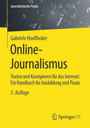 Online-Journalismus von Hooffacker,  Gabriele