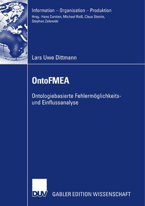 OntoFMEA von Dittmann,  Lars Uwe, Zelewski,  Prof. Dr. Stephan