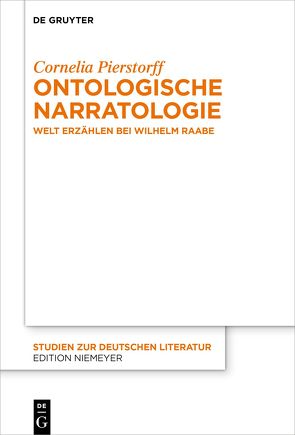 Ontologische Narratologie von Pierstorff,  Cornelia