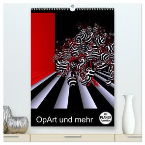 OpArt und mehr (hochwertiger Premium Wandkalender 2024 DIN A2 hoch), Kunstdruck in Hochglanz von IssaBild,  IssaBild