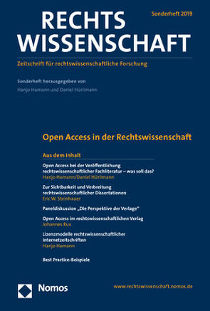Open Access in der Rechtswissenschaft von Hamann,  Hanjo, Hürlimann,  Daniel