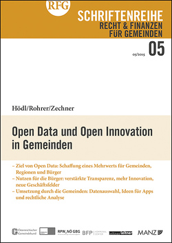 Open Data und Open Innovation in Gemeinden von Hödl,  Elisabeth, Rohrer,  Tanja, Zechner,  Martin