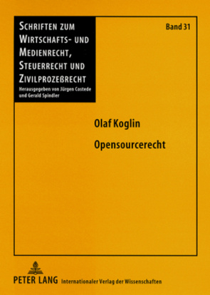 Opensourcerecht von Koglin,  Olaf