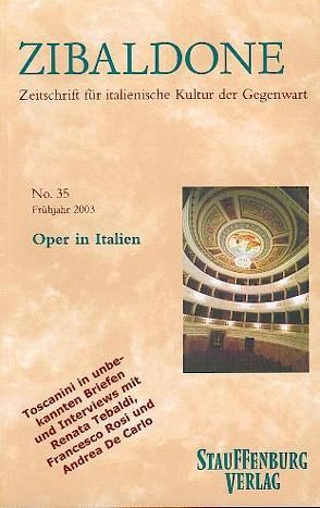 Oper in Italien von Bremer,  Thomas, Heydenreich,  Titus