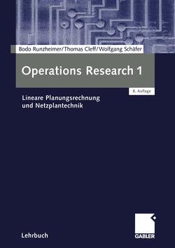 Operations Research 1 von Cleff,  Thomas, Runzheimer,  Bodo, Schäfer,  Wolfgang