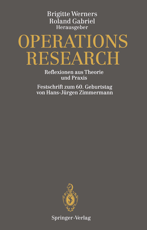 Operations Research von Gabriel,  Roland, Werners,  Brigitte