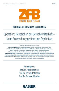 Operations Research in der Betriebswirtschaft von Kuhn,  Heinrich, Stadtler,  Hartmut, Wäscher,  Gerhard