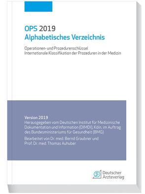 OPS 2019 Alphabetisches Verzeichnis von Auhuber,  Thomas, Graubner,  Bernd