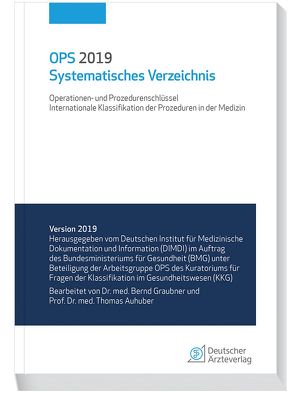 OPS 2019 Systematisches Verzeichnis von Auhuber,  Thomas, Graubner,  Bernd