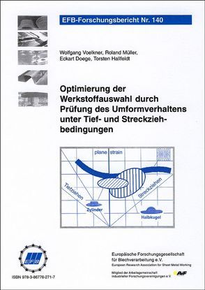 Optimierung der Werkstoffauswahl durch Prüfung des Umformverhaltens unter Tief- und Streckziehbedingungen von Doege,  Eckart, Hallfeldt,  Torsten, Mueller,  Roland, Voelkner,  Wolfgang