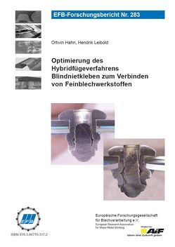Optimierung des Hybridfügeverfahrens Blindnietkleben zum Verbinden von Feinblechwerkstoffen von Hahn,  Ortwin, Leibold,  Hendrik