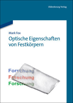 Optische Eigenschaften von Festkörpern von Fox,  Mark, Oxford University Press