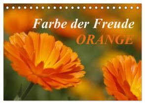 ORANGE – Farbe der Freude (Tischkalender 2024 DIN A5 quer), CALVENDO Monatskalender von Lindert-Rottke,  Antje