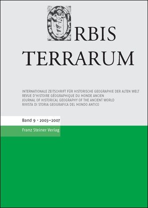 Orbis Terrarum 14 (2016) von Bekker-Nielsen,  Tonnes, Dan,  Anca, Rathmann,  Michael