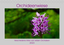 Orchideenwiese 2023 (Tischkalender 2023 DIN A5 quer) von Sura,  Jana
