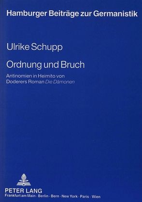 Ordnung und Bruch von Schupp,  Ulrike