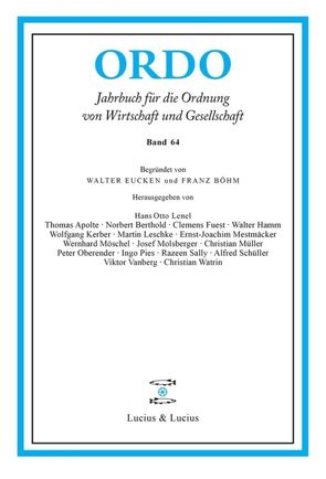 ORDO 64 von Böhm,  Franz, Eucken,  Walter