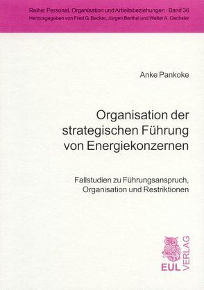 Organisation der strategischen Führung von Energiekonzernen von Becker,  Fred G., Pankoke,  Anke