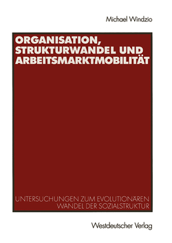 Organisation, Strukturwandel und Arbeitsmarktmobilität von Windzio,  Michael