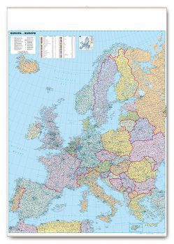 Organisations- und Straßenkarte Europa von garant Verlag GmbH