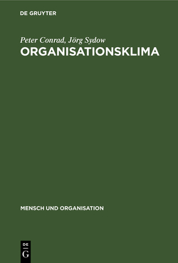 Organisationsklima von Conrad,  Peter, Sydow,  Jörg