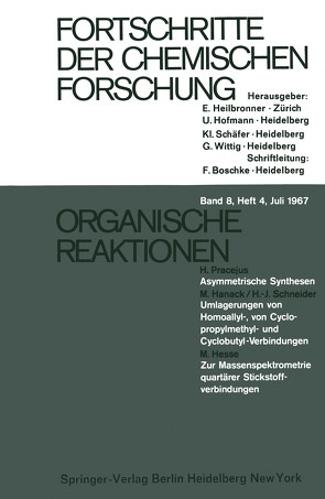 Organische Reaktionen von Hanack,  Michael, Hesse,  M., Pracejus,  H., Schneider,  H.-J.