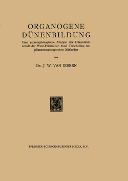 Organogene Dünenbildung von Van Dieren,  J. W.
