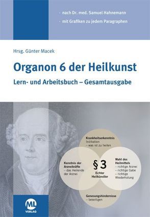 Organon 6 der Heilkunst von Hahnemann,  Dr. med. Samuel bearbeitet von Günter Macek