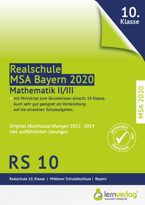 Original Abschlussprüfungen Mathematik II Realschule Bayern