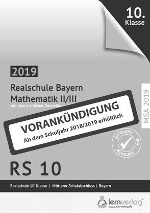 Original Abschlussprüfungen Mathematik II Realschule Bayern