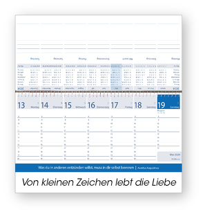 Original-Leitspruch-Steh-Kalender 2024