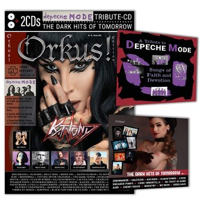 Orkus-Edition mit DEPECHE-MODE-Tribute-CD „SONGS OF FAITH AND DEVOTION“! Plus 2. CD: „THE DARK HITS OF TOMORROW“ von ORKUS
