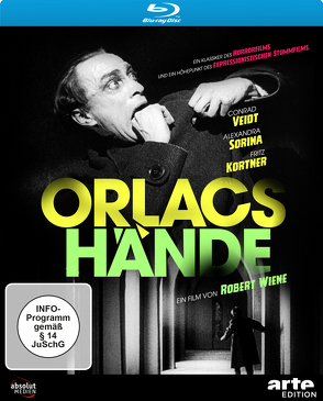 Orlacs Hände (1923, Blu-ray) von Wiene,  Robert