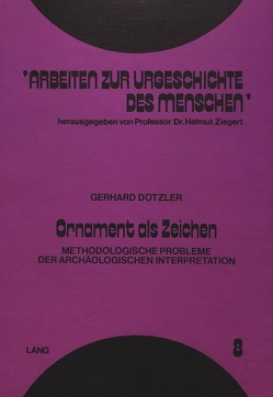 Ornament als Zeichen von Dotzler,  Gerhard