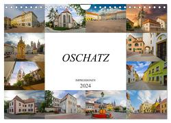 Oschatz Impressionen (Wandkalender 2024 DIN A4 quer), CALVENDO Monatskalender von Meutzner,  Dirk