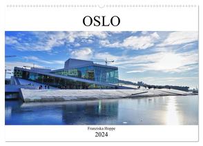 Oslo – Norwegen (Wandkalender 2024 DIN A2 quer), CALVENDO Monatskalender von Hoppe,  Franziska