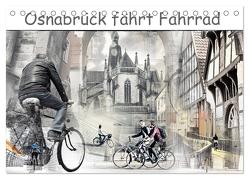 Osnabrück fährt Fahrrad (Tischkalender 2024 DIN A5 quer), CALVENDO Monatskalender von Gross,  Viktor