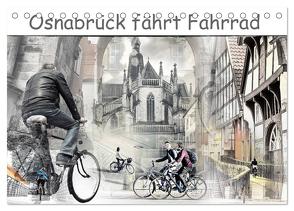 Osnabrück fährt Fahrrad (Tischkalender 2024 DIN A5 quer), CALVENDO Monatskalender von Gross,  Viktor
