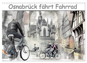 Osnabrück fährt Fahrrad (Wandkalender 2024 DIN A3 quer), CALVENDO Monatskalender von Gross,  Viktor