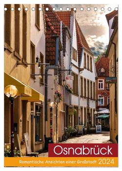 Osnabrück – Romantische Ansichten einer Großstadt (Tischkalender 2024 DIN A5 hoch), CALVENDO Monatskalender von Krause,  Kurt