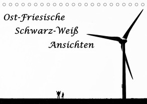 Ost-Friesische Schwarz-Weiß-Ansichten (Tischkalender 2022 DIN A5 quer) von Klesse,  Andreas