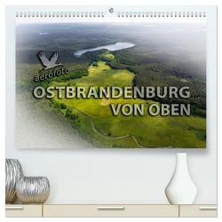 Ostbrandenburg von oben (hochwertiger Premium Wandkalender 2024 DIN A2 quer), Kunstdruck in Hochglanz von Kloth & Ralf Roletschek,  Daniela