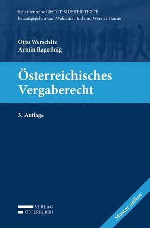 Österreichisches Vergaberecht von Ragossnig,  Armin, Werschitz,  Otto