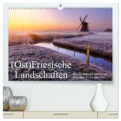 (Ost)Friesische Landschaften (hochwertiger Premium Wandkalender 2024 DIN A2 quer), Kunstdruck in Hochglanz von Peters-Hein,  Reemt