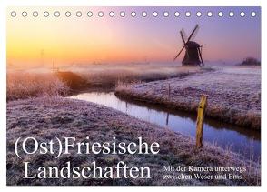 (Ost)Friesische Landschaften (Tischkalender 2024 DIN A5 quer), CALVENDO Monatskalender von Peters-Hein,  Reemt