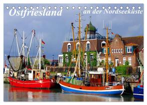 Ostfriesland an der Nordseeküste (Tischkalender 2024 DIN A5 quer), CALVENDO Monatskalender von Reupert,  Lothar