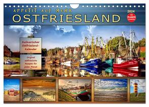 Ostfriesland – Appetit auf mehr (Wandkalender 2024 DIN A4 quer), CALVENDO Monatskalender von Roder,  Peter
