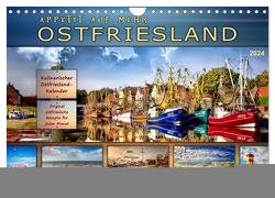 Ostfriesland – Appetit auf mehr (Wandkalender 2024 DIN A4 quer), CALVENDO Monatskalender von Roder,  Peter