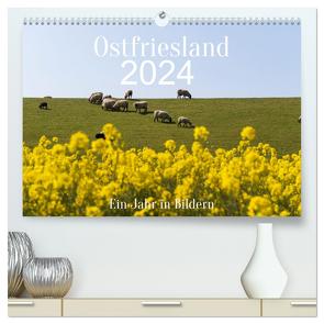 Ostfriesland – Ein Jahr in Bildern (hochwertiger Premium Wandkalender 2024 DIN A2 quer), Kunstdruck in Hochglanz von Bollich,  Heidi