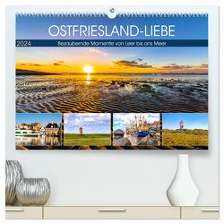 OSTFRIESLAND-LIEBE (hochwertiger Premium Wandkalender 2024 DIN A2 quer), Kunstdruck in Hochglanz von Dreegmeyer,  Andrea